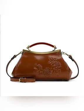 Patricia Nash Mini Rose Tooled Kelmscott in Tan